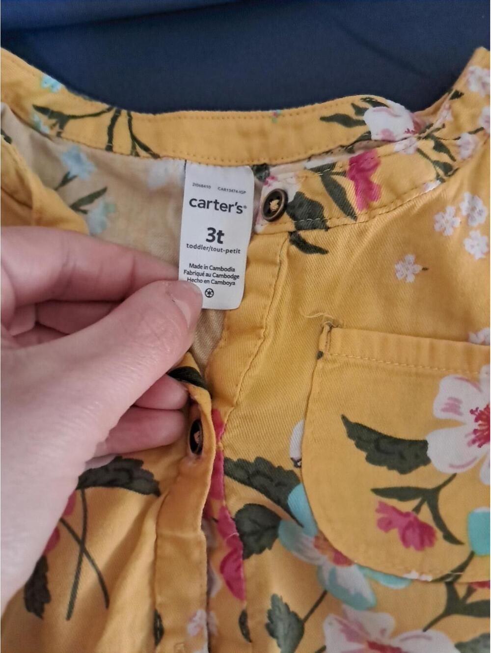 3T: 5 Piece Mixed Lot Girls Clothing- Short Overalls. Disney Minnie Carters Etc - Picture 15 of 15